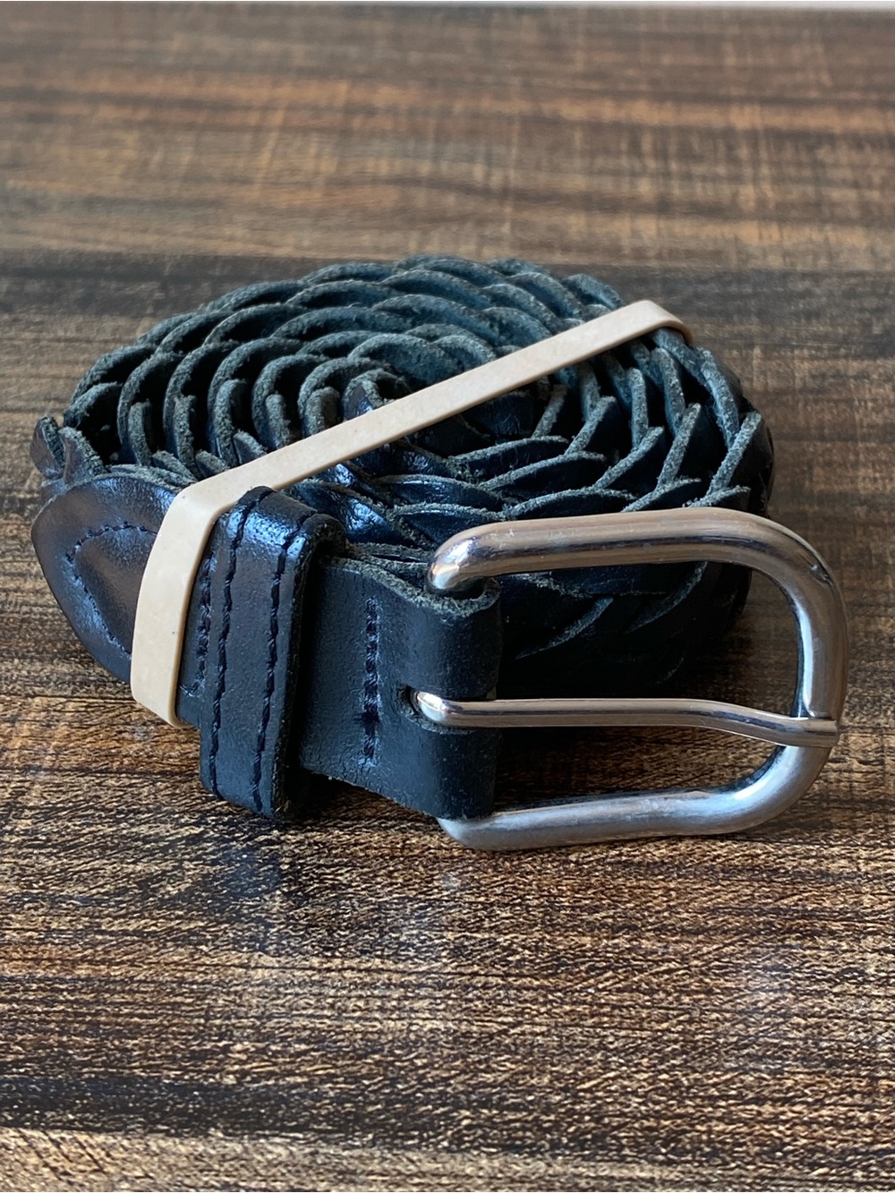 Vintage Woven Leather Belt